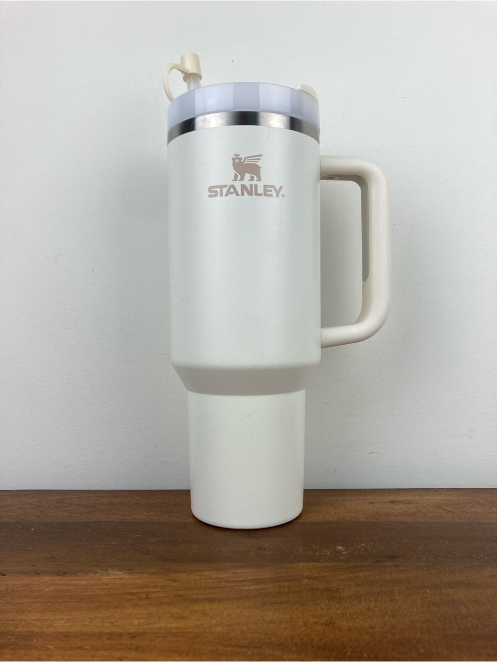 Stanley 40oz Road Team Dollar General Fleet White And Silver Stainless Tumbler